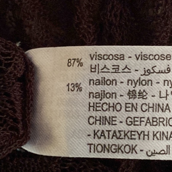 NWT. Zara Limited Edition Black Pointed Pointelle Midi Skirt. - Picture 8 of 9